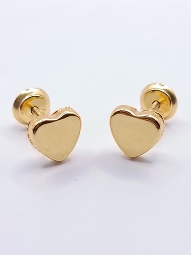 [1210211701] 1-331901PF6 Aro Oro Amarillo Corazon Liso L 