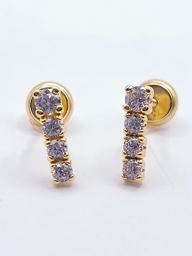 [1210212301] 1-408001PS Aro Oro Amarillo Zircon 