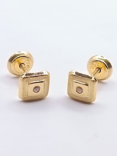 [1210215301] 1-B07301PSF5 Aro Oro Amarillo Zircon Cubo 