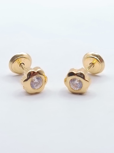 [1210215701] 1-B08801PS3 Aro Oro Amarillo Zircon Margarita 