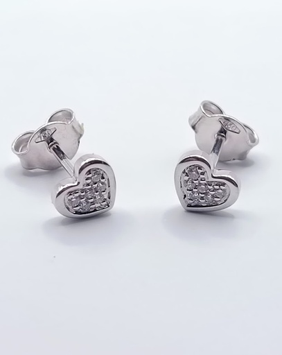 [3213134000] ER10245 Aro Oro Blanco 12 Brillantes