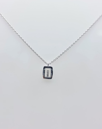 [3622134900] N10766 Collar Oro Blanco Brillantes
