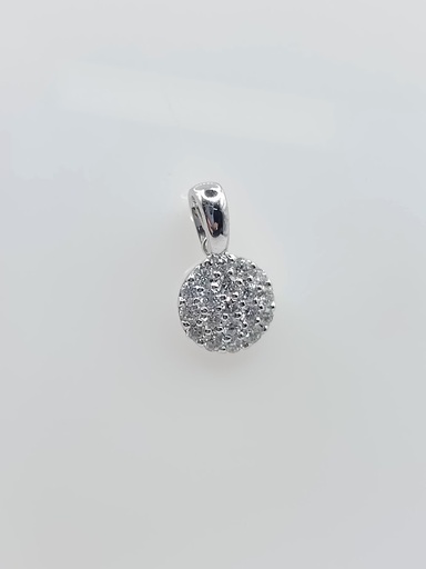 [3427135400] P9372 Colgante Oro Blanco Brillantes
