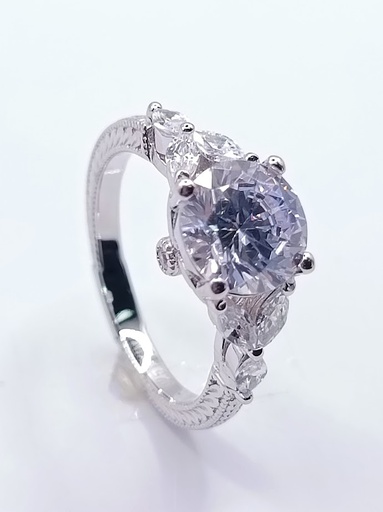 SL90780A1 Anillo Plata Rodio