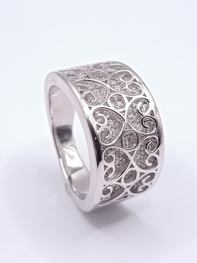 R-2409 Anillo Plata full fashion