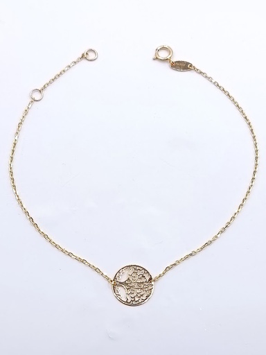 [1611107019] X3FOR7B5702-III Pulsera Oro Amarillo Zircon