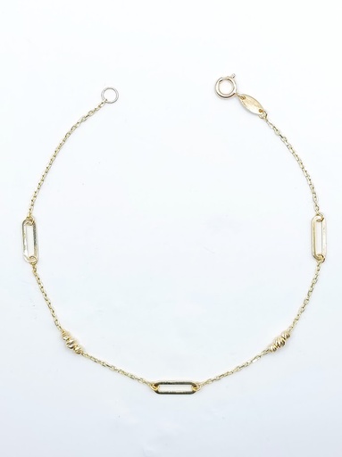 [1611107519] X5FOR6B8194-III-DC Pulsera Oro Amarillo Clip