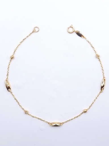 [1611107419] X5FOR6B7551-III-DC Pulsera Oro Amarillo