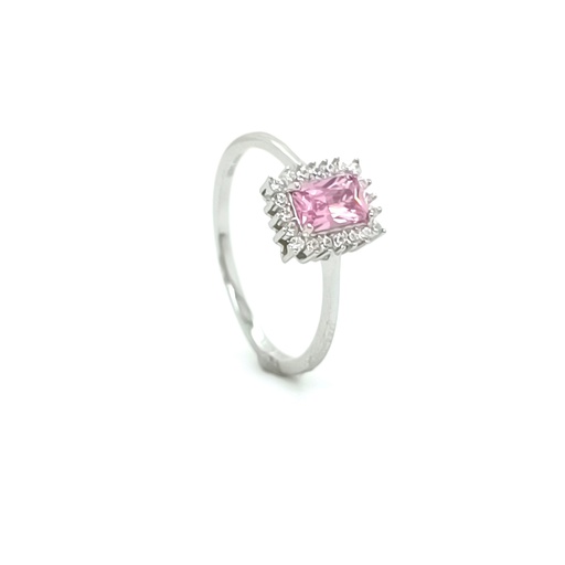 R-24697 RO Anillo Plata Rosado