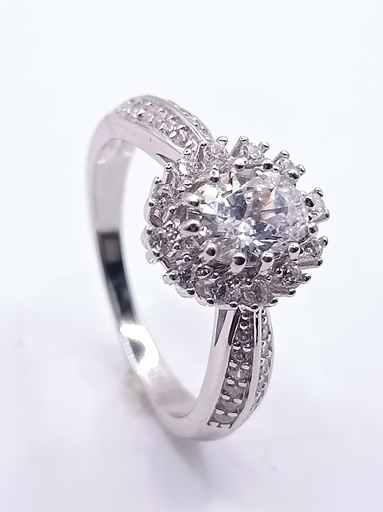 TR-928 Anillo Plata Zircon