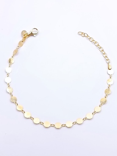 [2053100030000] AL1008.01.000 Pulsera Plata Enchapada