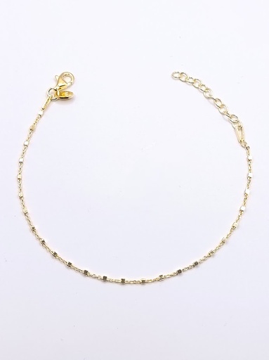 [2053100040009] AL1022.01.000 Pulsera Plata Enchapada
