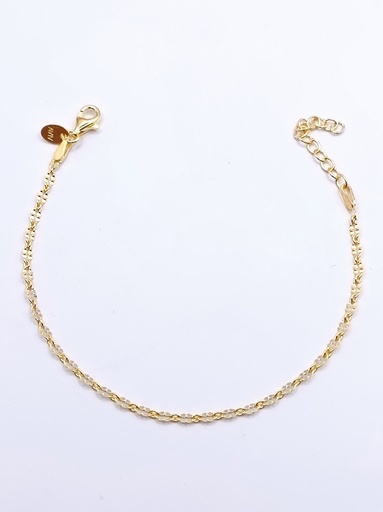 [2053100070006] AL1284.01.000 Pulsera Plata Enchapada