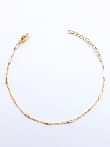 [2053100130007] AL1765.01.000 Pulsera Plata Enchapada