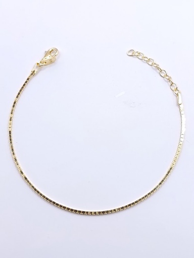[2053100160004] AL2301.01.000 Pulsera Plata Enchapada