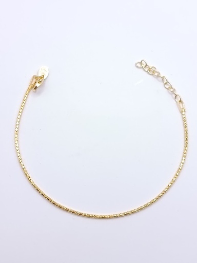[2053100230004] AL3078.01.000 Pulsera Plata Enchapada