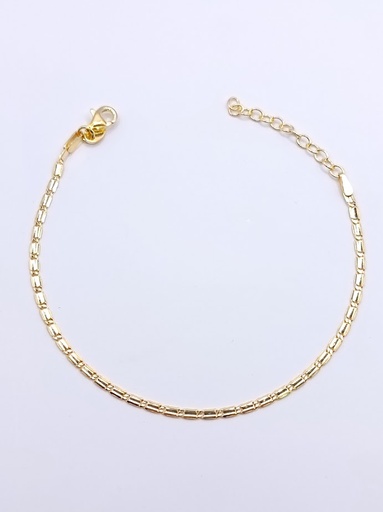 [2053100310003] AL3425.01.000 Pulsera Plata Enchapada
