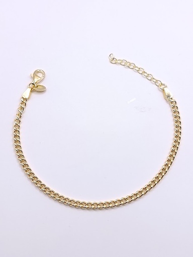 [2053100370007] AL3638.01.000 Pulsera Plata Enchapada