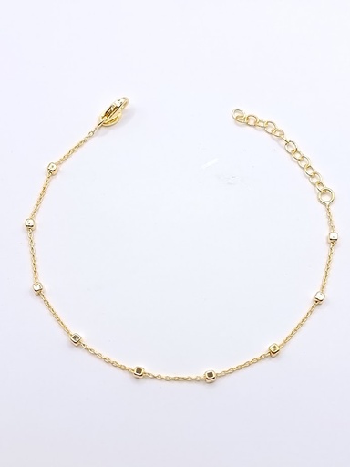 [2053100410000] AL4171.01.000 Pulsera Plata Enchapada