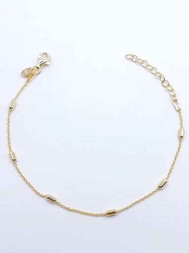 [2053100430008] AL4177.01.000 Pulsera Plata Enchapada