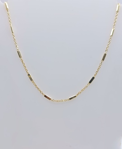 [2053100140006] AL1766 Collar Plata Enchapada