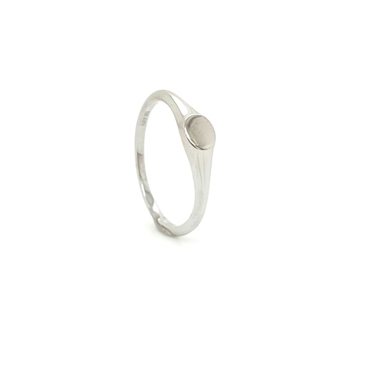 12585FRSWSH2 Anillo Plata Sello Mini Ligero