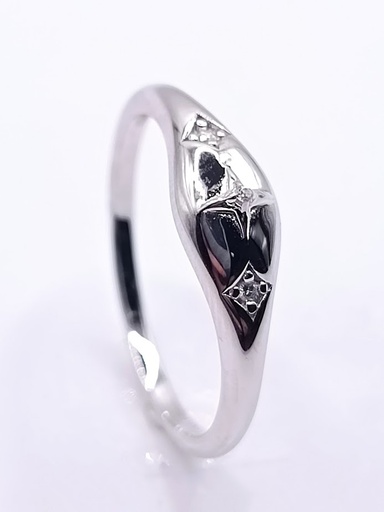 26823XRSWSH1 Anillo Plata Rodio