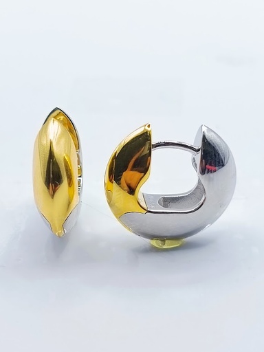 [2020510631004] 21501FESWSH1 Aro Plata Argolla Enchape oro