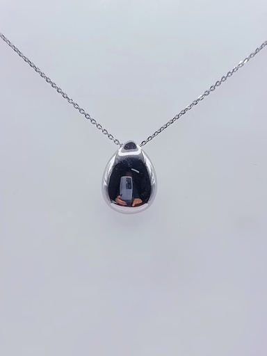 [2080523471004] 11984FNSWSH1 Collar Plata Rodio Liso
