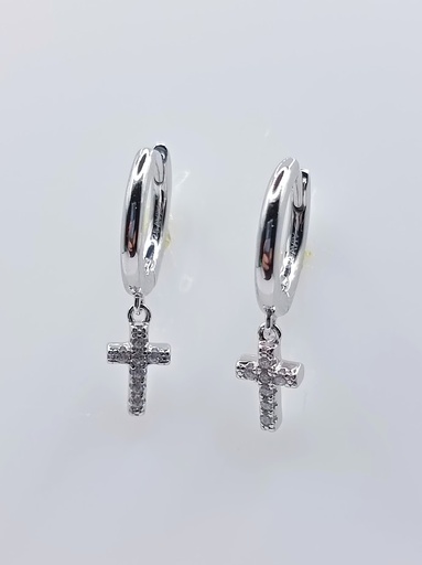 [2020511541005] 26622XESWSH1 Aro Plata Argolla Cruces
