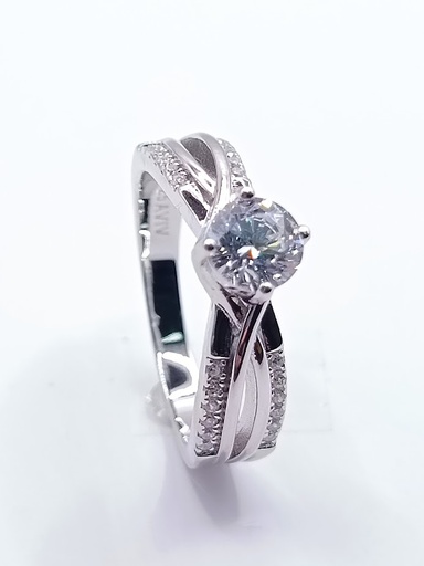 SL90805A1T Anillo Plata Compromiso