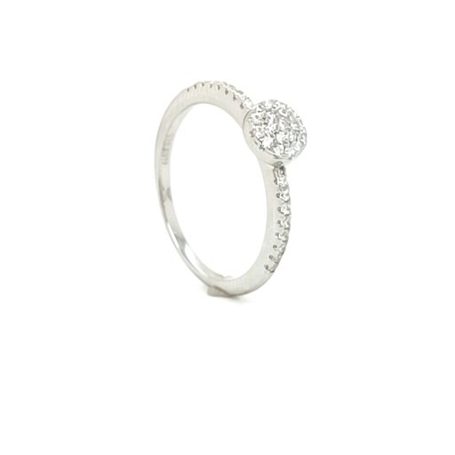 SL30207A2T Anillo Plata Halo