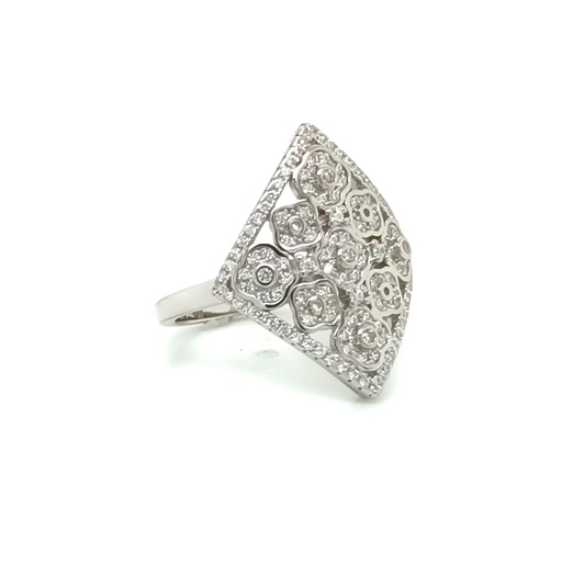 SL32517A1T  Anillo Plata Romboide