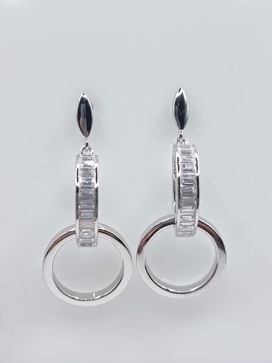 [2020320801000] SE91332AB1T Aro Plata Colgante