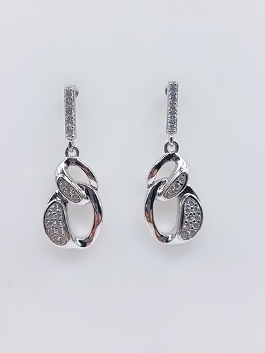 [2020320831007] SE91499AB1T Aro Plata Colgante Grumet
