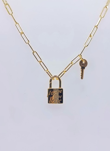  N057 Collar Plata Enchapada