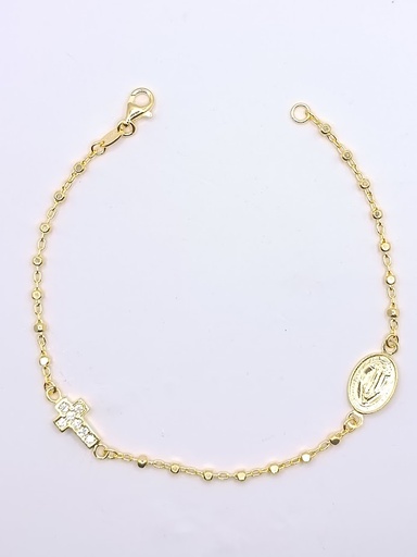 [2050317702195] FSF4BZMD Pulsera Plata Enchapada Denario 