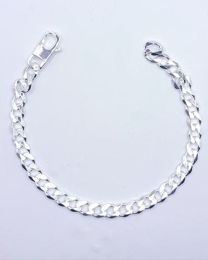 [2050317640190] Pulsera Plata Grumet UP 150x19cm