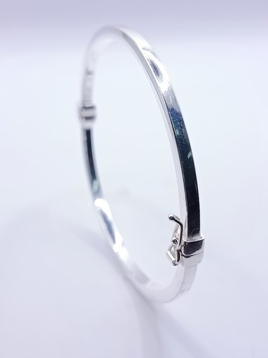 [2050617081563] BRN25871 Esclava Plata Cuadrada 3mm