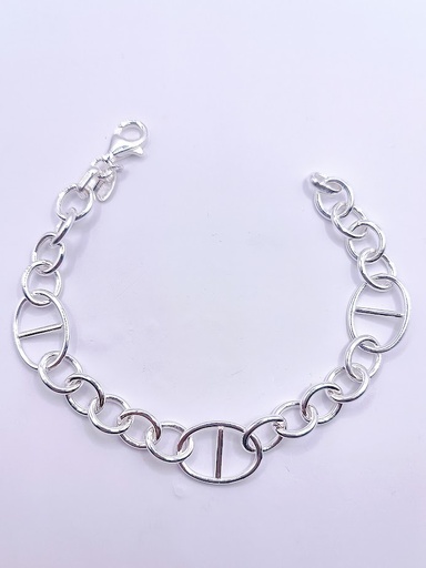 [2050612251008] BRN39191 Pulsera Plata 