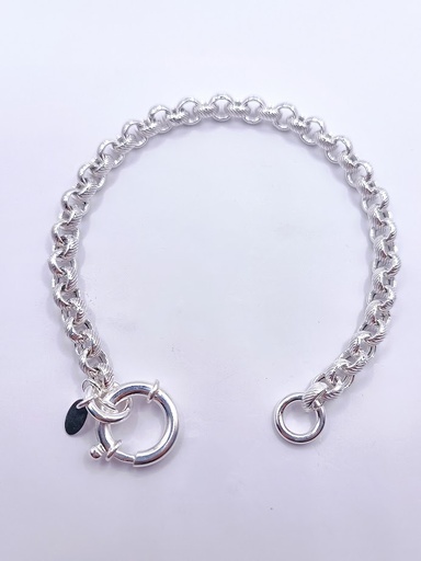 [2050612351005] XBR14552 Pulsera Plata Rodio