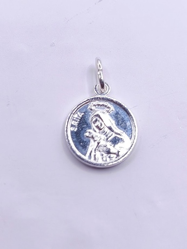 [2040610111008] CI1711 Colgante Plata Rodio