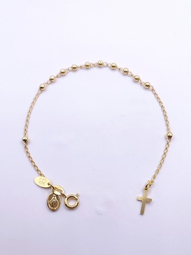 [2100610311003] ROBRL03L Denario Plata Bola 3mm Enchapada 24K