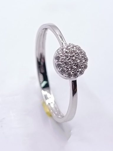 A 3043 W Anillo Oro Blanco Circon