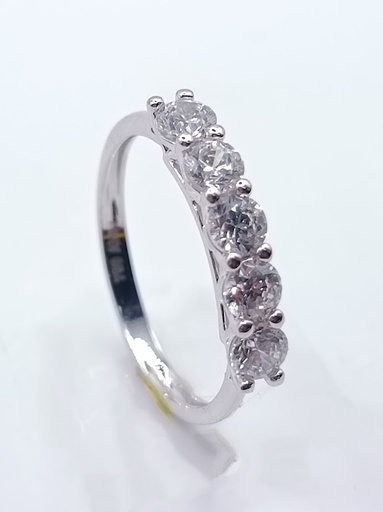 A 3748.5 W Anillo Oro Blanco Circon