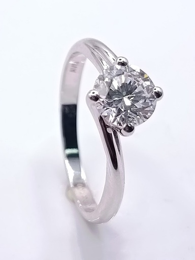 [3125104014] AA 0688.1 LG W Anillo Oro Blanco 1Kte.