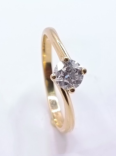 [1125104214] AA 0688.50 LG  Anillo Oro Amarillo Diamante