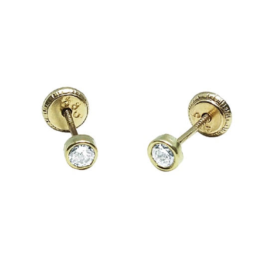 [9210083200] 4-CH-R-3-01 ARO CZ BCO ORO AMARILLO REDONDO 9k 