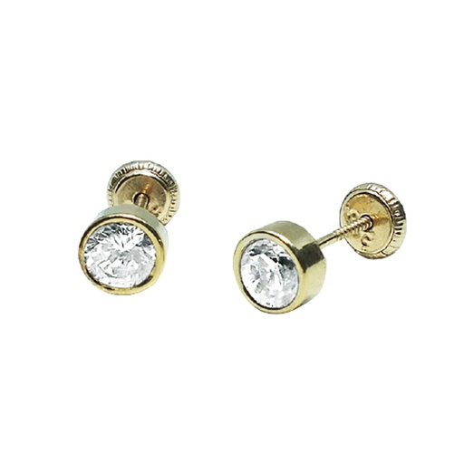 [9210094400] 4-CH-R-5-01 ARO CZ BCO ORO AMARILLO REDONDO 9k 