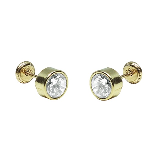 [9210094500] 4-CH-R-6-01 ARO CZ BCO ORO AMARILLO REDONDO 9k 